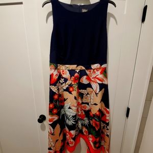 Vince Camuto Scarf Dress, Navy in size 18W